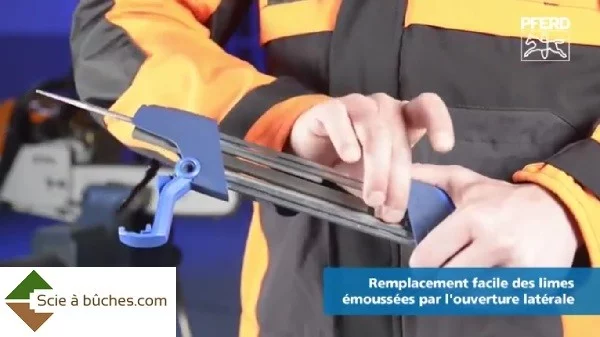 Affûteuse de chaîne réversible pour chaîne 0.404 " - Pferd Chain Sharp CS-X 5,5