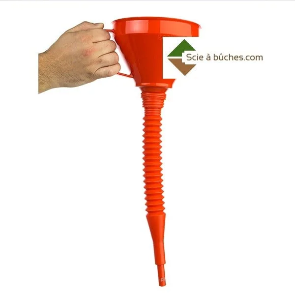 Entonnoir grand format avec filtre, flexible et anse