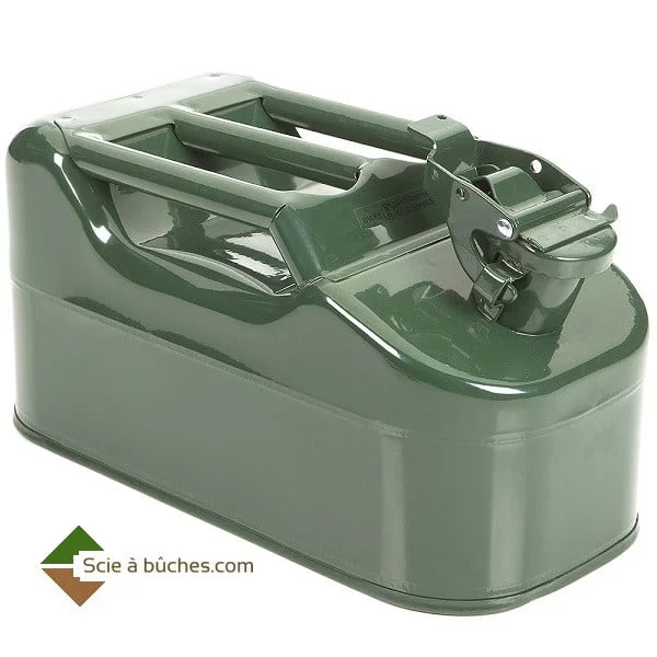 Jerrican métal 5L , style militaire, couleur vert armée
