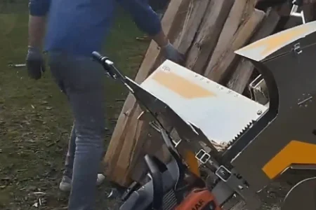 Essai de la SimpliScie Uxon avec une Dolmar 550